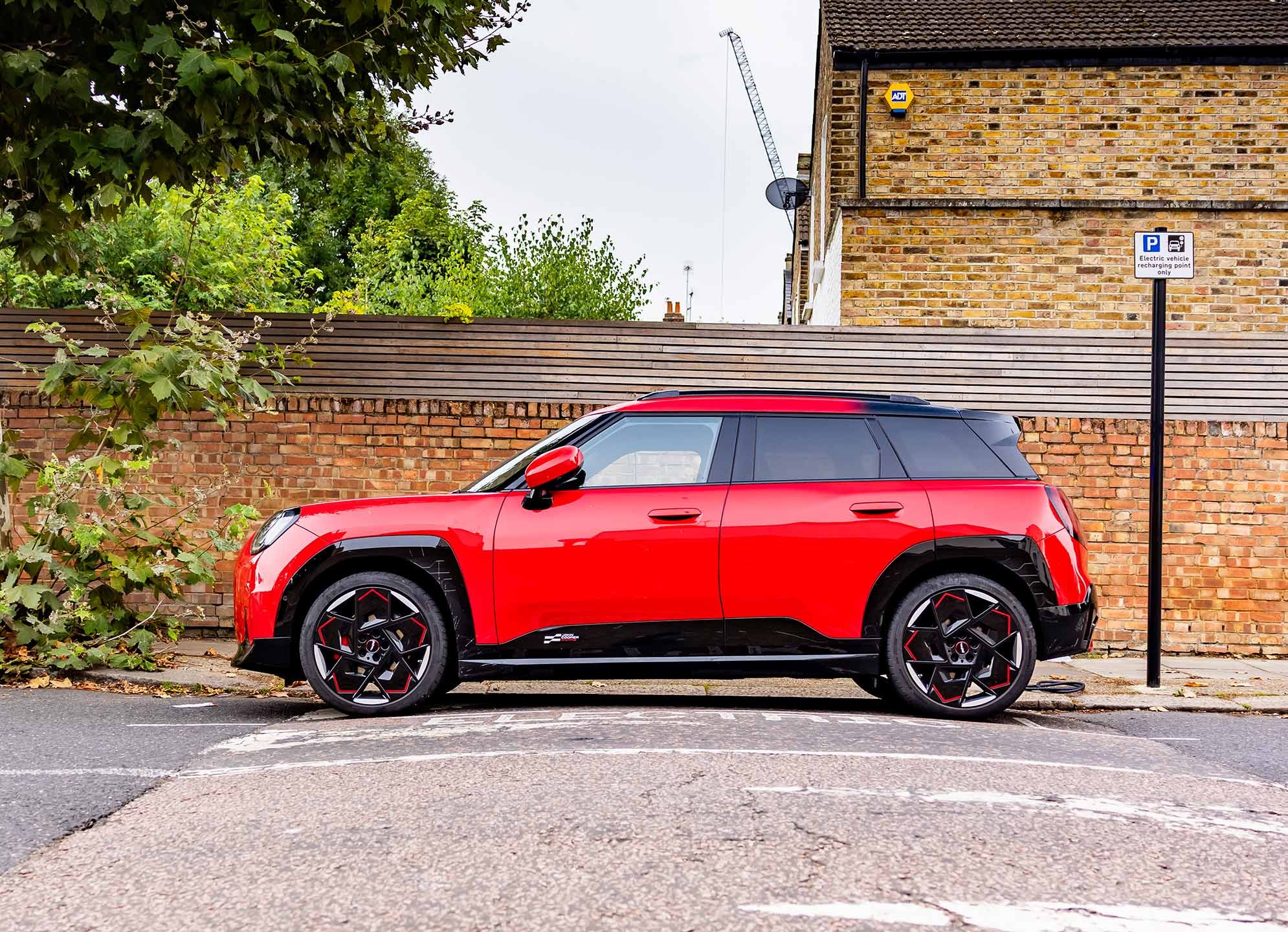 Video showcasing the rear light of an all-electric MINI Aceman in detail